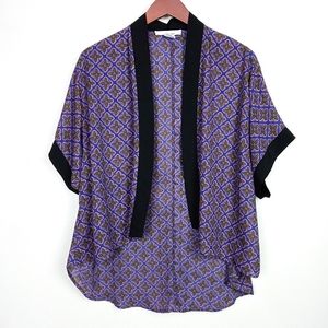Sans Souci Open Front Kimono Cover Up Cardigan Lightweight XS